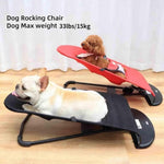 Load image into Gallery viewer, Pet Rocking Chair for Small Dogs &amp; Cats – Foldable Indoor Lounger Bed, Adjustable Design Supports up to 33 lbs
