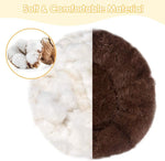 Load image into Gallery viewer, Calming Donut Dog Bed – 20&quot; Ultra-Soft Plush Pet Pillow for Small Dogs &amp; Cats, Anti-Anxiety Round Cuddler with Non-Slip Bottom, Machine Washable (Coffee, X-Small)
