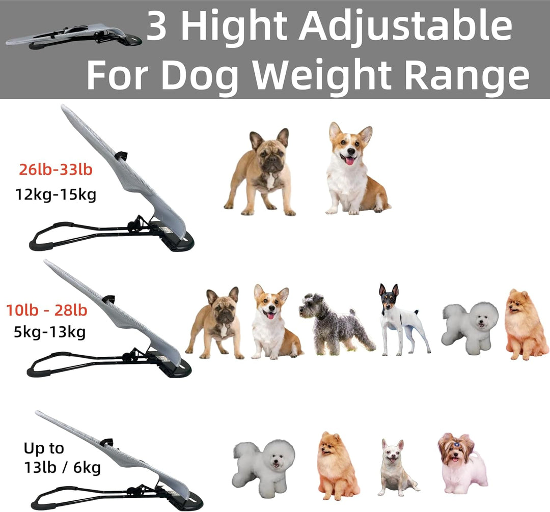 Pet Rocking Chair for Small Dogs & Cats – Foldable Indoor Lounger Bed, Adjustable Design Supports up to 33 lbs