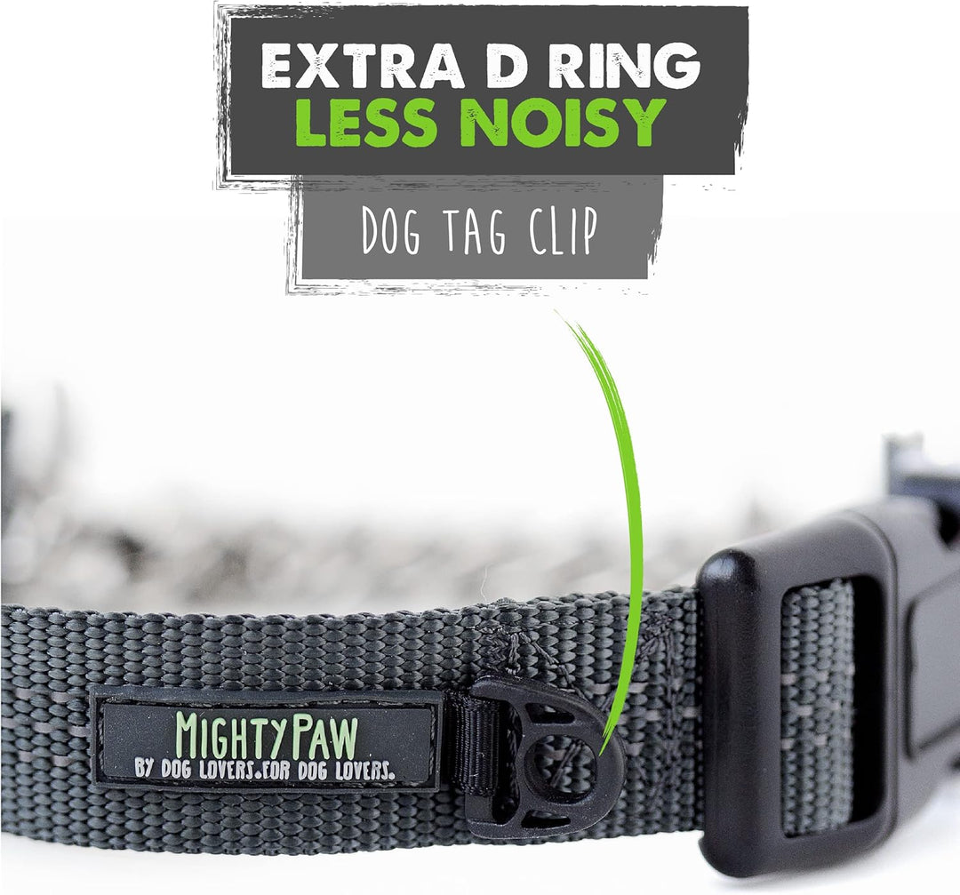 Martingale Collar with Buckle | Training Dog Collar, Limited Cinch Chain Pet Gear for No Pull Dog Walking. Martingale Dog Collars for Large Dogs, Medium Breeds and Small Pets